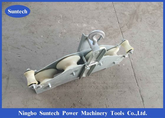 Four Wheels Optical Fiber Combined Stringing Block Pulley Opgw Stringing Tools