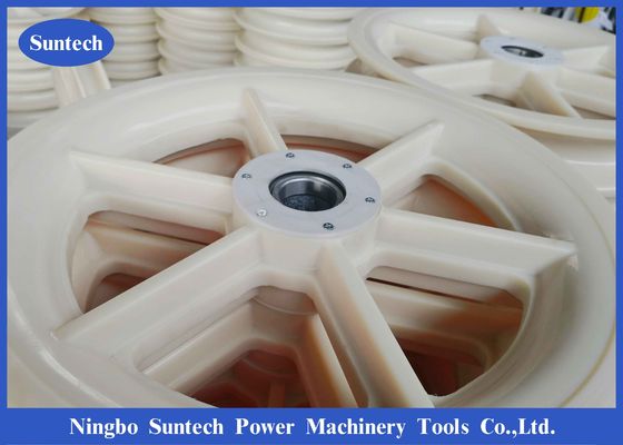 508 X100mm Transmission Line Nylon Sheave Wheel Conductor Stringing Pulley Block