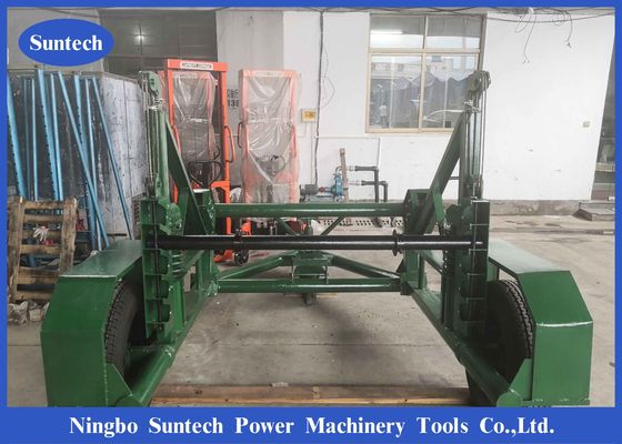 80KN Hydraulic Wire Reel Trailer For Underground Cable Installation