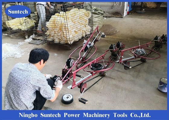 4 Bundle Overhead Power Line Aluminium Alloy Aerial Trolley