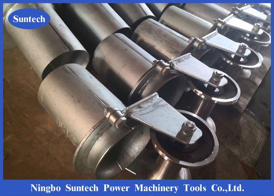 Underground Cable Aluminum Wheel Steel Bellmouths For 150mm Tube Entrance