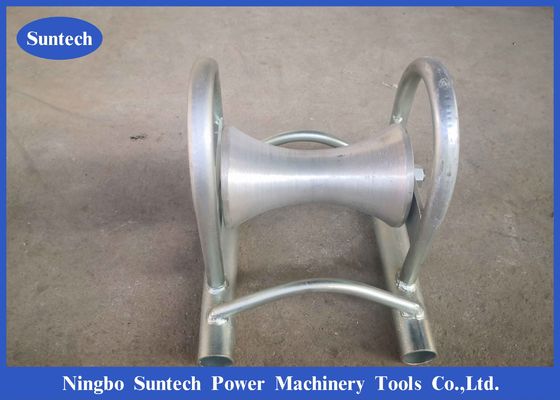 Shock Resistant Underground Cable Pulling Roller With Nylon Aluminum Sheave