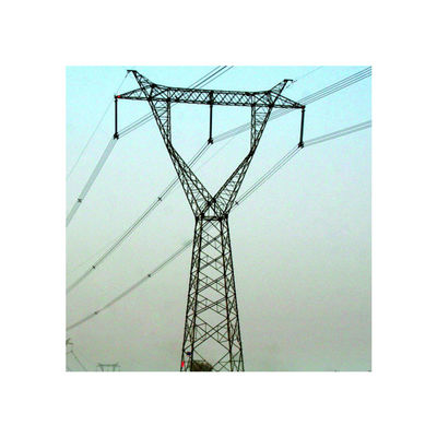 Hot Galvanized Angle Steel Lattice Transmission Tower
