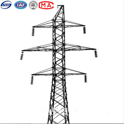 11kv Overhead Transmission Line Steel Q235B Electrical Towers