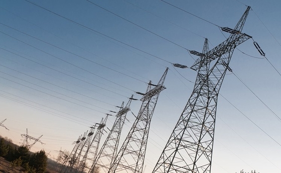 ASTM A123 Galvanised Angle Tower In Transmission Line
