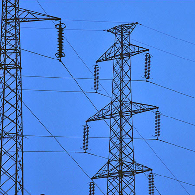 Polygonal Conical 220kv River Crossing Lattice Steel Tower