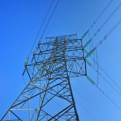 Steel Q235B Q345B Q420 Double Circuit Transmission Line Tower