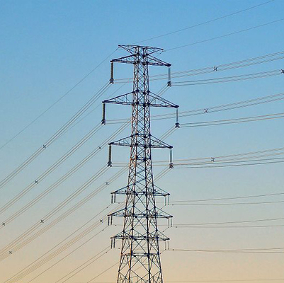 Steel Q235B Q345B Q420 Double Circuit Transmission Line Tower