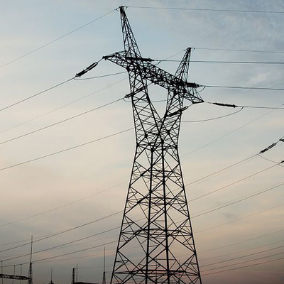 Hot Dip Galvanization 132kv Power Transmission Line Tower