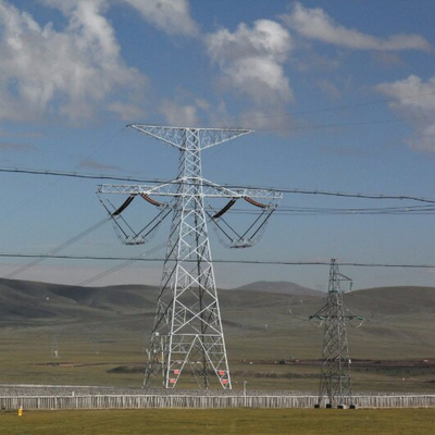 Double Circuit Angle Steel Power Transmission Tower