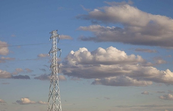 Galvanized Q345B A572 Steel Power Transmission Tower