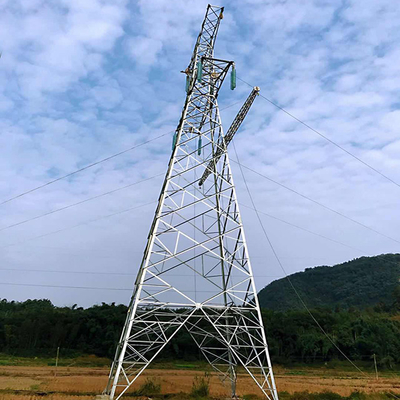 Hot Dip Galvanised Angel Steel 500KV Transmission Line Tower
