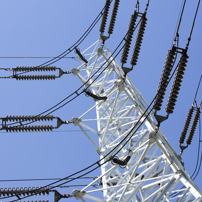 High Wind Tolerance Q355 Q255 Steel Lattice Electric Pylon Steel Tower
