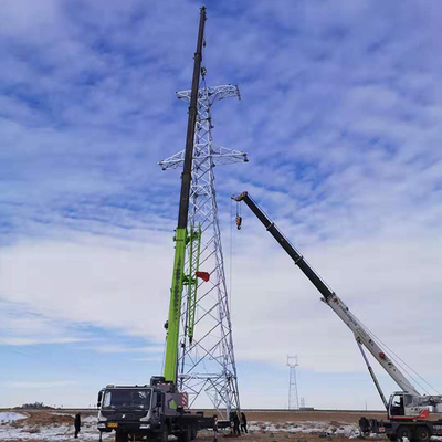 Galvanized Angel Steel Pole Power Transmission Tower