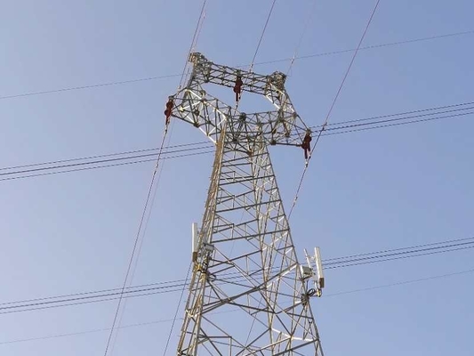 HDG Angle Steel 11 35 220 330 500kV Transmission Line Tower