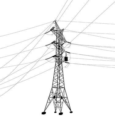 HDG Angle Steel 11 35 220 330 500kV Transmission Line Tower