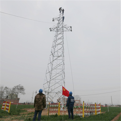 Lattice HDG steel 33KV Transmission Line Towers