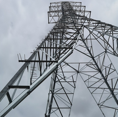 Overhead Line Steel Q235 Q345 Q420 132 KV Tower
