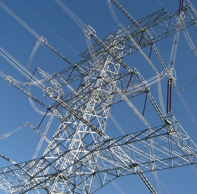 10 - 500KV HDG Angle Steel Lattice Transmission Tower