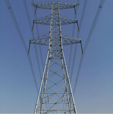 Hot Dip Galvanized 500KV Q355 Q255 Steel Transmission Tower