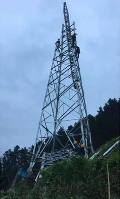 4 Legged Q345 Steel Lattice Transmission Tower