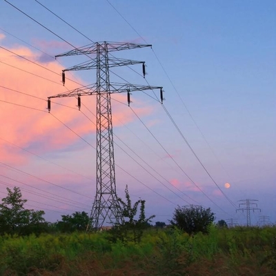 33KV 130KV 500KV Lattice Steel Power Transmission Line Towers