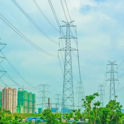 110KV Telecommunication Q235 Q345 Q420 Steel Lattice Towers