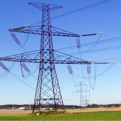 High Wind Tolerance 110kV 132kV Monopole Cellular Transmission Tower