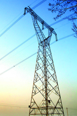 10 - 700KV HDG Lattice Transmission Steel Tower