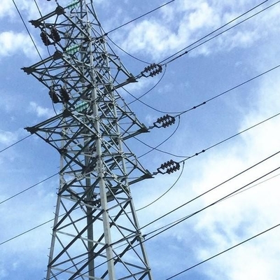 10KV To 750KV Power Transmission Hot Dip Galvanized Lattice Tower