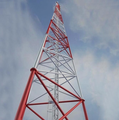 GB / ANSI / TIA-222-G GSM Telecommunication Steel Tower