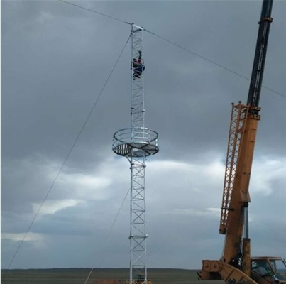 MVNO Tapered Tubular Monopole Telecommunications Tower