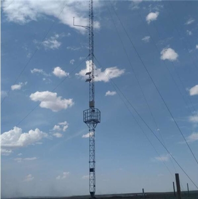 15 - 80m Height Galvanized 3 Legged Tubular Steel Tower For Telecommunication