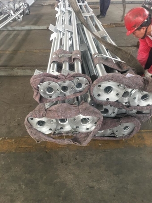 OEM Anger Steel 3 Legs Self Supporting Lattice Tower For Telecommunication
