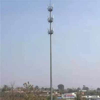 Wear Resistant 10 - 750KV Monopole Telecom Tower ASTM Approved