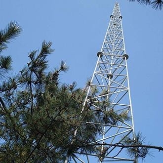 Q345 Q235 Steel 3 4 Legged Self Supporting Tubular Antenna Tower