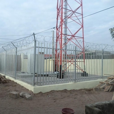 Galvanized Angular 60m Steel Lattice Tower Telecom Sst 33KV