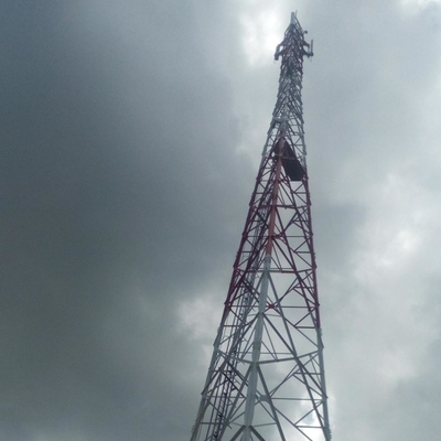Galvanised 220kv Lattice Structure Transmission Tower For Communication
