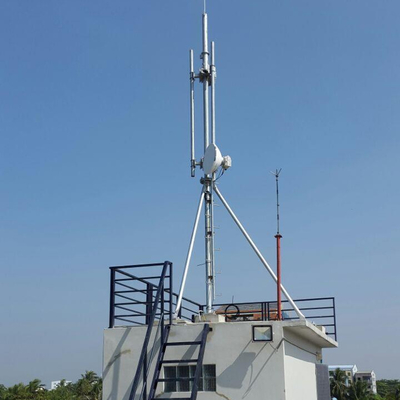 Monopole Self Supporting Hdg Telecommunication Steel Tower Tubular