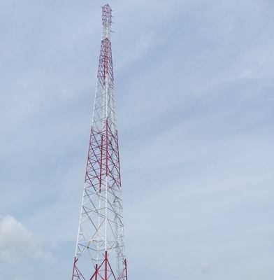 4 Legged Galvanized ASTM A123 Angle Steel Tower Communication Radio Wifi Gsm