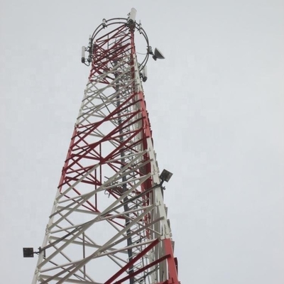 Angular 100M Gsm Antenna Tower Mast And Brackets Aviation Obstruction Light