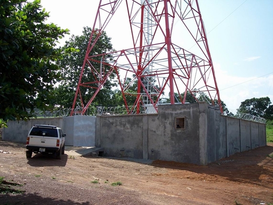 Gsm Steel Antenna Tower Sst Four Legged Angular Mobile Q355B