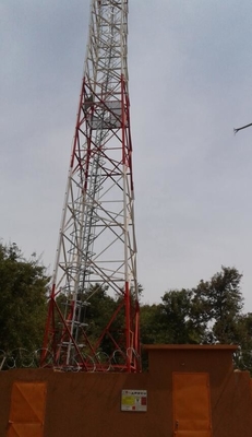 4 Leg Angular 90meters Telecommunication Steel Tower Galvanized