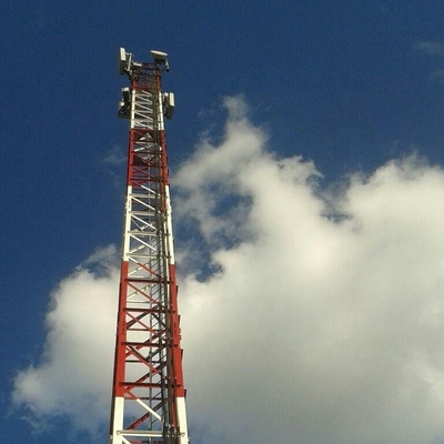 4 Leg Angular 90meters Telecommunication Steel Tower Galvanized