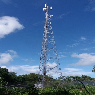 GR50 Self Supporting Tv Antenna Towers Galvanized Steel Triangle Wifi Mobile
