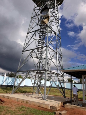 Antenna Lattice Telecommunication Steel Tower Q255 Material
