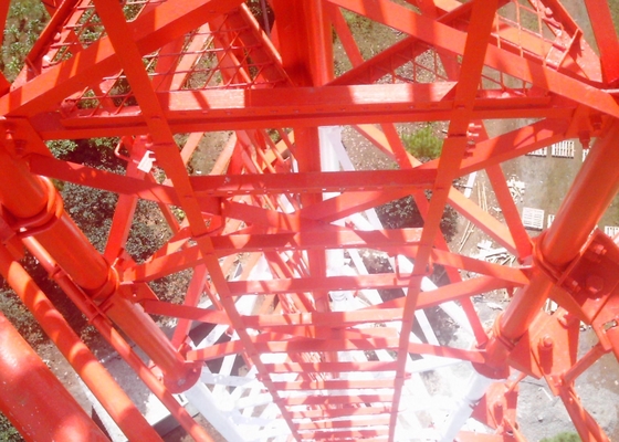 10 Meters Gsm Telecommunication Lattice Tower Electricity