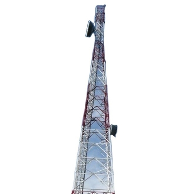 Angular 100M Gsm Antenna Tower Mast And Brackets Aviation Obstruction Light