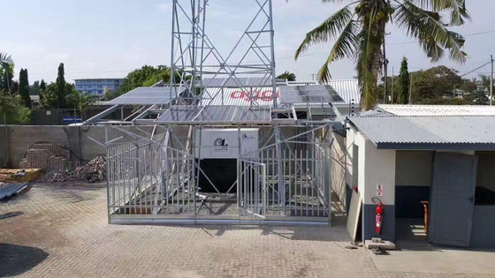 4 Legged ASTM A123 Lattice Radio Tower Galvanized Steel Q235B