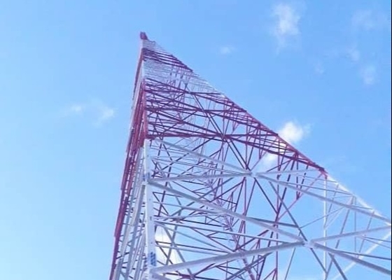 110KV Antenna Telecommunication Tower Galvanized Angular Steel Radar Structure